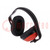 Ear defenders; Attenuation level: 26dB; Side: red