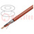 Wire: loudspeaker cable; 2x1mm2; Insulation: LSZH; Colour: red