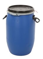 Tonne aus Kunststoff 60 Liter, VB 205014, Blau, Schwarz