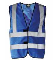 Korntex Hi-Vis Safety Vest With 4 Reflective Stripes Hannover KX140 3XL Royal Blue
