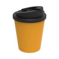 Artikelbild Coffee mug "Premium Deluxe" small, standard-yellow/black