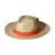 Artikelbild Straw hat "Texas", natural/red