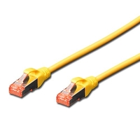 CONNECTLAND CABLE RJ45 VERTICAL CAT6 BLINDE 0.5 M AMARILLO