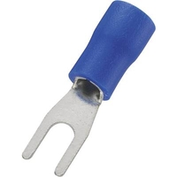 COSSE À FOURCHE TRU COMPONENTS SV2-4S 737932 Ø DU TROU: 4.3 MM 1.50 MM² 2.50 MM² M4 PARTIELLEMENT ISOLÉ BLEU 100 PC(S)