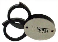 Vogel 600159 Juego de lupas de precisión, Diámetro de lente 30 mm, Aumento 4x + 6x = 10x