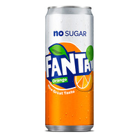 Fanta orange Zero 33 cl - 24 blikjes