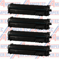 4 Ampertec Toner ersetzt HP CE505X 05X schwarz