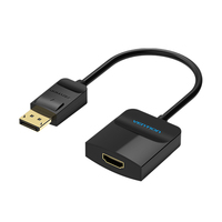 Vention HBGBB adapter kablowy 0,15 m DisplayPort HDMI Czarny