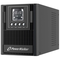 PowerWalker VFI 1000 AT UK Dupla konverziós (online) 1 kVA 900 W 2 AC kimenet(ek)