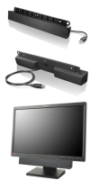 Lenovo USB Soundbar Noir 2.0 canaux 2,5 W