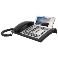 Tiptel 3130 IP-Telefon Schwarz, Silber