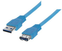 shiverpeaks BS77133 câble USB 3 m USB 3.2 Gen 1 (3.1 Gen 1) USB A Bleu