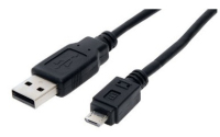 S-Conn 0.5m USB2.0 A- microUSB2.0 B USB Kabel 0,5 m USB A Micro-USB B Schwarz