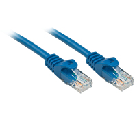 Lindy Rj45/Rj45 Cat6 2m cable de red Azul U/UTP (UTP)