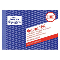 Avery 1742 formulaire et livre de comptabilité A6 40 pages