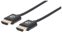 Manhattan 394376 câble HDMI 3 m HDMI Type A (Standard) Noir