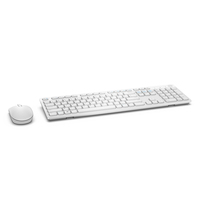 DELL KM636 keyboard Mouse included RF Wireless QWERTZ German White