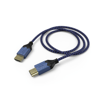 Hama 54482 HDMI kabel 2,5 m HDMI Type A (Standaard) Zwart, Blauw
