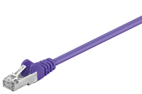 Goobay 93512 netwerkkabel Violet 0,5 m Cat5e SF/UTP (S-FTP)