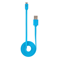 WE WEUSBMICROPLREV100B câble USB 1 m USB 2.0 USB A Micro-USB B Bleu