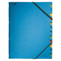 Leitz 39120035 lengüeta de índice Cartón Azul
