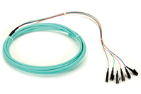 Black Box FOPT50M3-LC-6AQ-3 cable de fibra optica 3 m 6x LC OFNR OM3 Color aguamarina