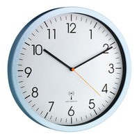 TFA-Dostmann 60.3517 Parete Digital clock Cerchio Blu, Bianco