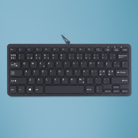 R-Go Tools Compact R-Go Tastatur, QWERTY (NORDIC), verkabelt, schwarz