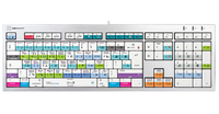 Logickeyboard Maya Tastatur USB QWERTY Englisch Weiß