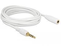 DeLOCK 85636 kabel audio 5 m 3.5mm Biały