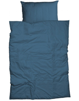Balsiger Textil Oni Bettbezug Navy Baumwolle 200 x 210 cm