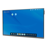 V7 IFP6502- Interaktives Whiteboard 165,1 cm (65 Zoll) Touchscreen Schwarz
