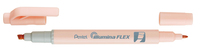 Pentel Illumina Flex markeerstift 1 stuk(s) Beitelvormige/fijne punt Oranje