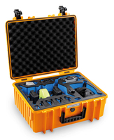 B&W 6000/O/DJIFPV hoes voor cameradrones Hard case Oranje Polypropyleen (PP)