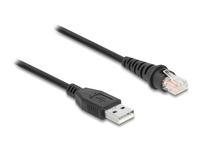 DeLOCK 90611 video kabel adapter 2 m RJ-45 USB Type-A Zwart