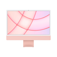 Apple iMac Apple M M1 61 cm (24") 4480 x 2520 Pixeles PC todo en uno 8 GB 256 GB SSD macOS Big Sur Wi-Fi 6 (802.11ax) Rosa