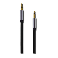 2GO 795100 Audio-Kabel 1,5 m 3.5mm Schwarz, Grau