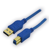 MCL MC1G99AZMC923AB2B câble USB 1,8 m USB 3.2 Gen 1 (3.1 Gen 1) USB A USB B Bleu
