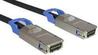 Microconnect SFF8470/SFF8470-1000TS InfiniBand/fibre optic cable 10 m Zwart