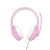 Trust GXT 411P Radius Zestaw słuchawkowy Przewodowa Opaska na głowę Gaming Różowy, Biały