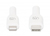 Manhattan USB-C to Lightning Cable, Charge & Sync, 0.5m, White, For Apple iPhone/iPad/iPod, Male to Male, MFi Certified (Apple approval program), 480 Mbps (USB 2.0), Hi-Speed US...