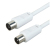 Schwaiger KVK299 052 coax-kabel 10 m IEC169-2 Wit