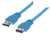 shiverpeaks BS77133 USB Kabel 3 m USB 3.2 Gen 1 (3.1 Gen 1) USB A Blau