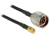 DeLOCK 89466 coax-kabel RG-58 10 m N plug SMA plug Zwart