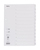 Biella 0469412.01 Tab-Register Numerischer Registerindex Karton Weiß