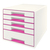 Leitz 52142023 file storage box Polystyrene Pink, White