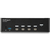 StarTech.com Switch KVM double affichage HDMI 4K 30 Hz à 4 ports avec hub USB intégré