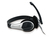 Conceptronic CCHATSTAR2_V2 Zestaw słuchawkowy Przewodowa Opaska na głowę Biuro/centrum telefoniczne Czarny, Srebrny