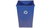 Rubbermaid 35 GAL SQUARE RECYCLING BLUE