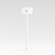 Bouncepad Floorstanding Slim | Apple iPad 3rd Gen 9.7 (2012) | White | Covered Front Camera and Home Button |